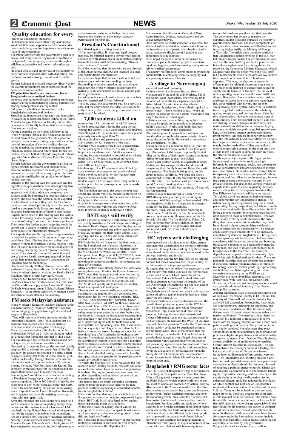 Daily Economic Post